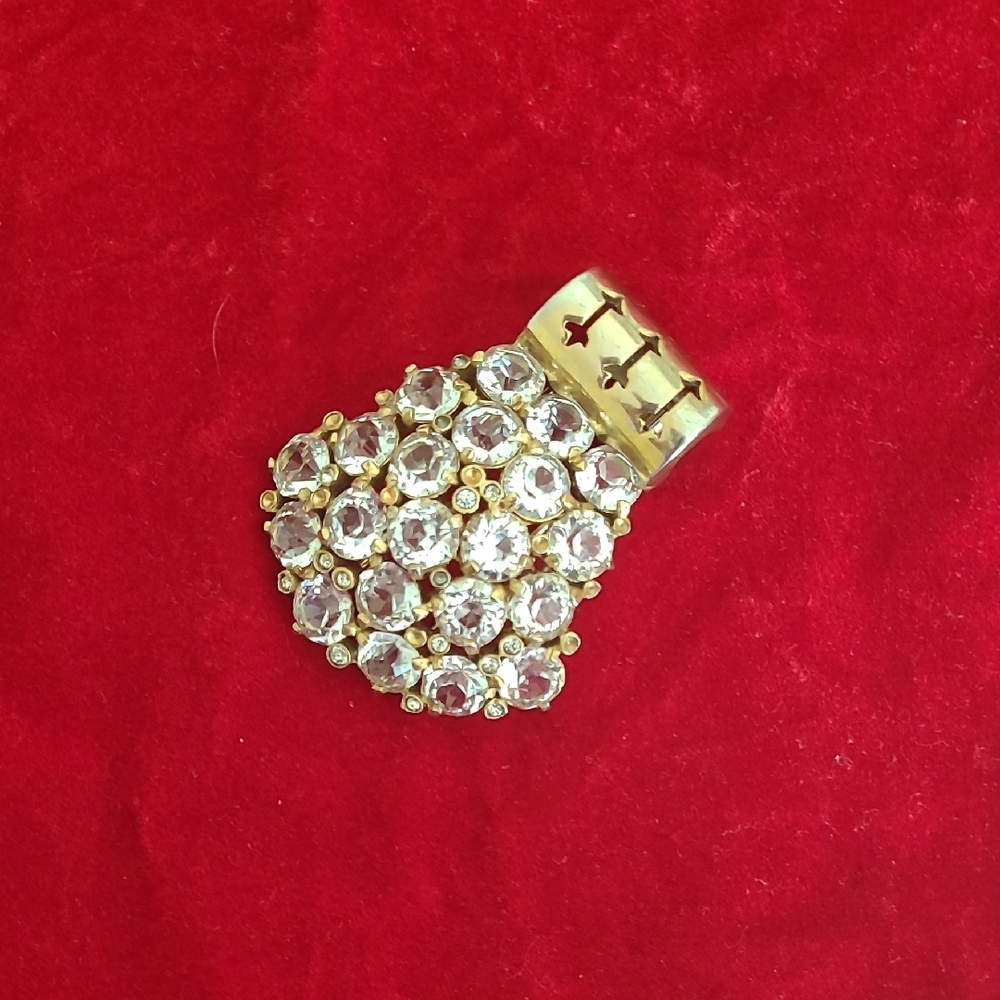 Vintage Rhinestone Dress Or Fur Clip - Picture 16 of 16